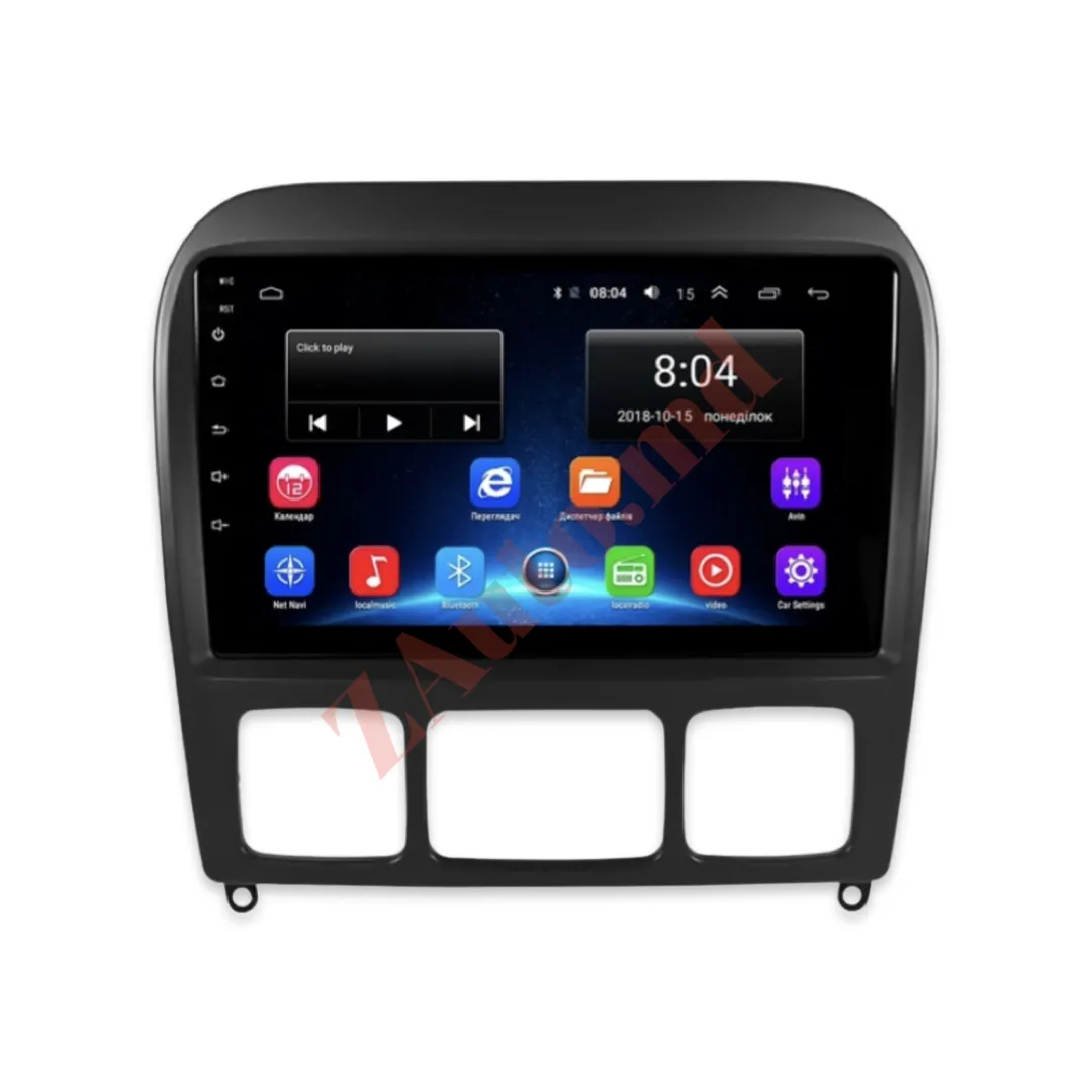 Player Android original Mercedes-Benz S-Class W220, G-Class W463 1998-2006
