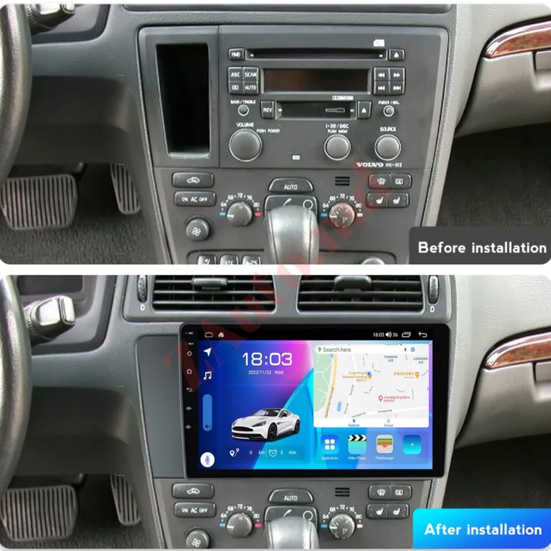 Штатная магнитола VOLVO V70/S60/XC70 2004-2007 Android
