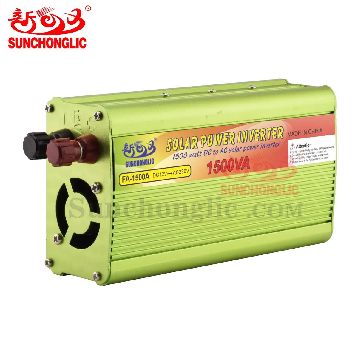 Инвертор Sunchonglic 12v 220v 1500va thumbnail 2