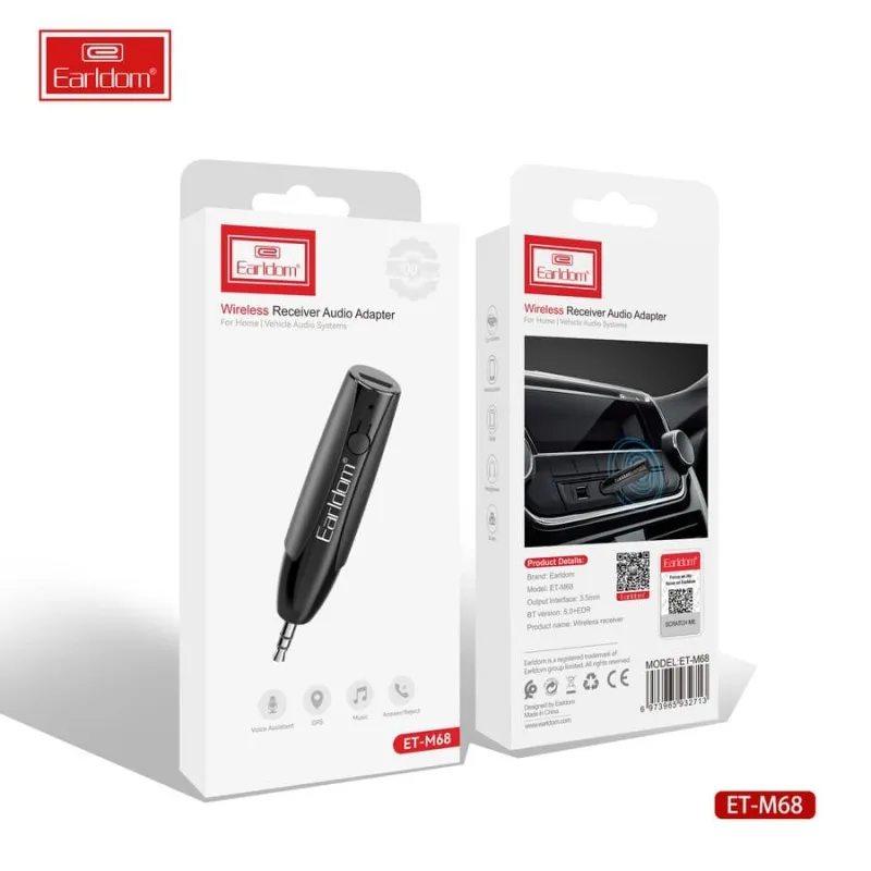 Bluetooth адаптер AUX Earldom M68