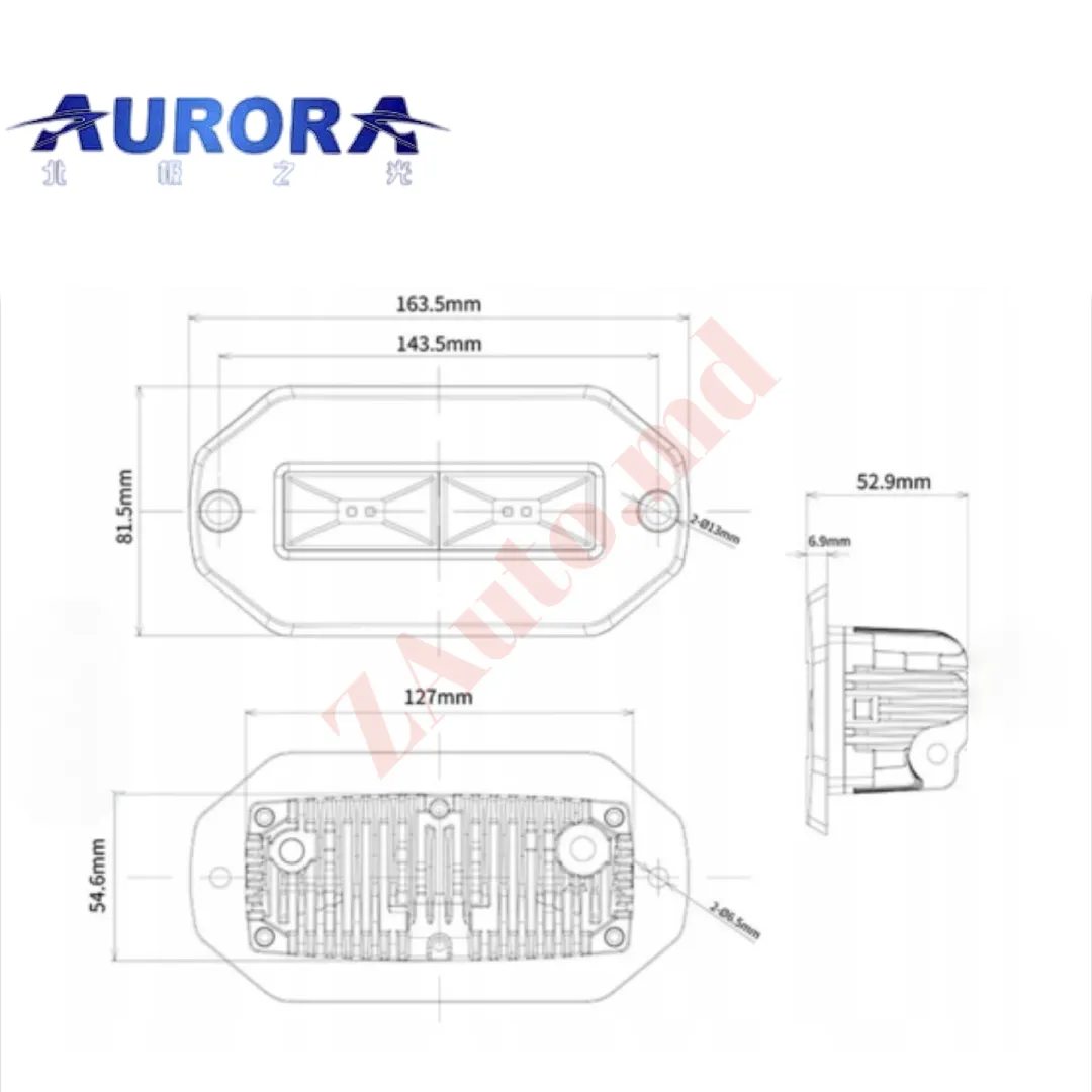 Светодиодная фара Aurora ALO-EL-4-E13T thumbnail 3