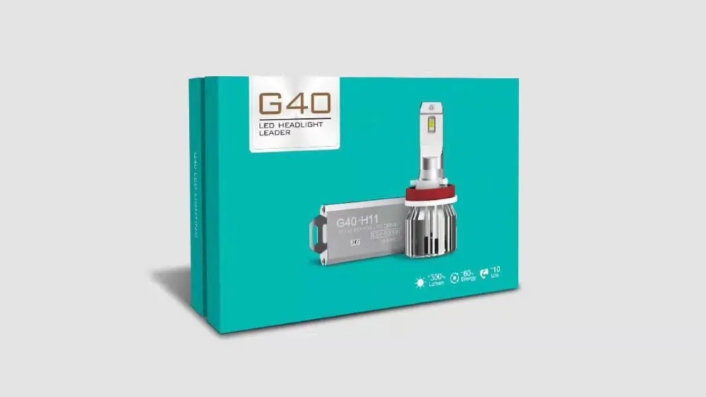 Becuri LED pentru faza principală G40 6000K - 1