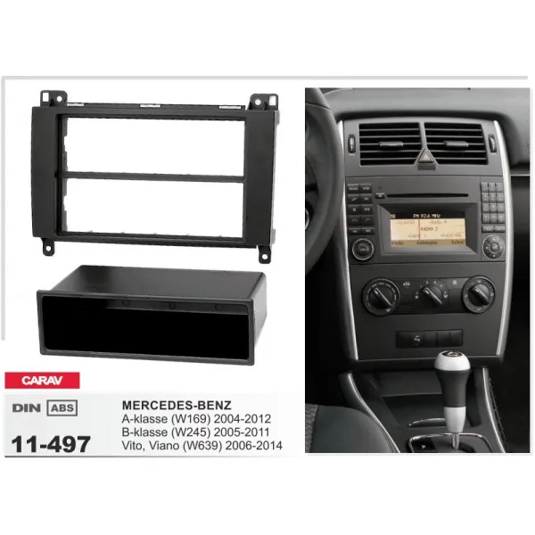 Ramă adaptor Mercedes Vito, Viano, Sprinter, W639, W169, W245 Carav 11-497 thumbnail 2