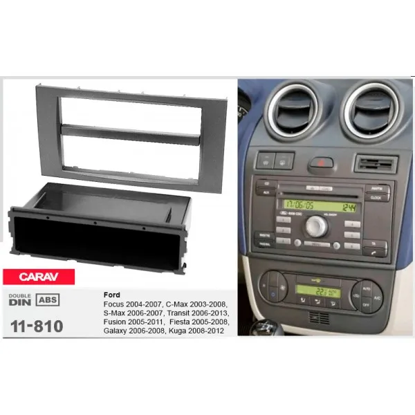 Переходная рамка Ford Focus, Transit, C-Max, S-Max, Fusion, Fiesta, Galaxy, Kuga Carav 11-810 thumbnail 2
