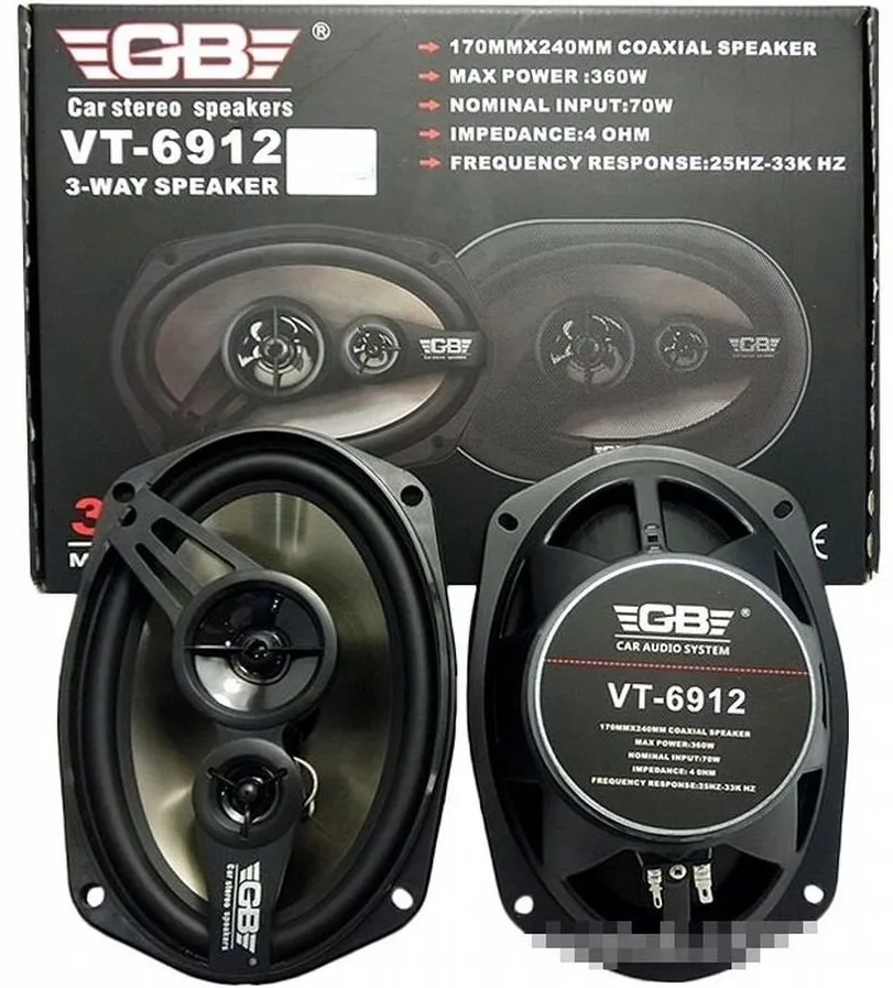 Автомобильные колонки GB (VT-6912) thumbnail 2