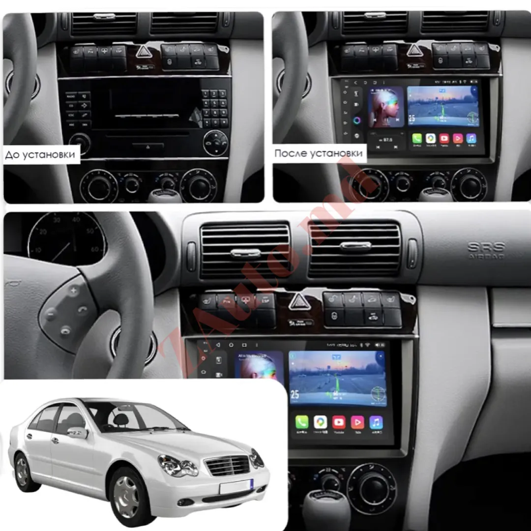 Штатная магнитола Mercedes-Benz W203 2004-2007/CL203 2008-2011/CLK W209 2005-2009/W463 2006-2012 Android thumbnail 2
