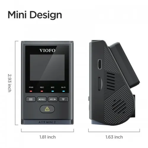 Видеорегистратор VIOFO A119 MINI 2 с GPS thumbnail 5