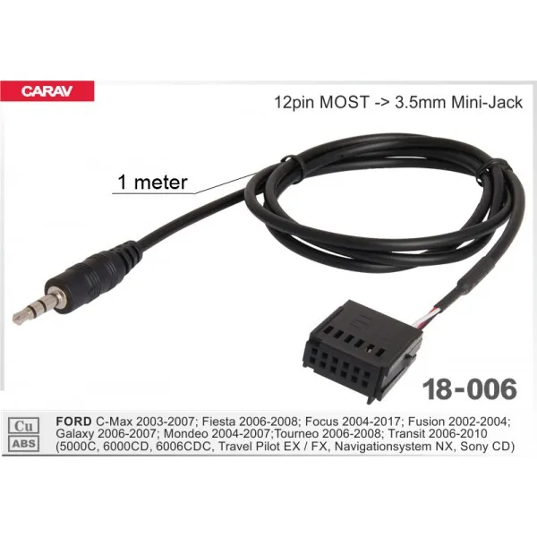 Cablu AUX adaptor Ford Carav 18-006 thumbnail 2