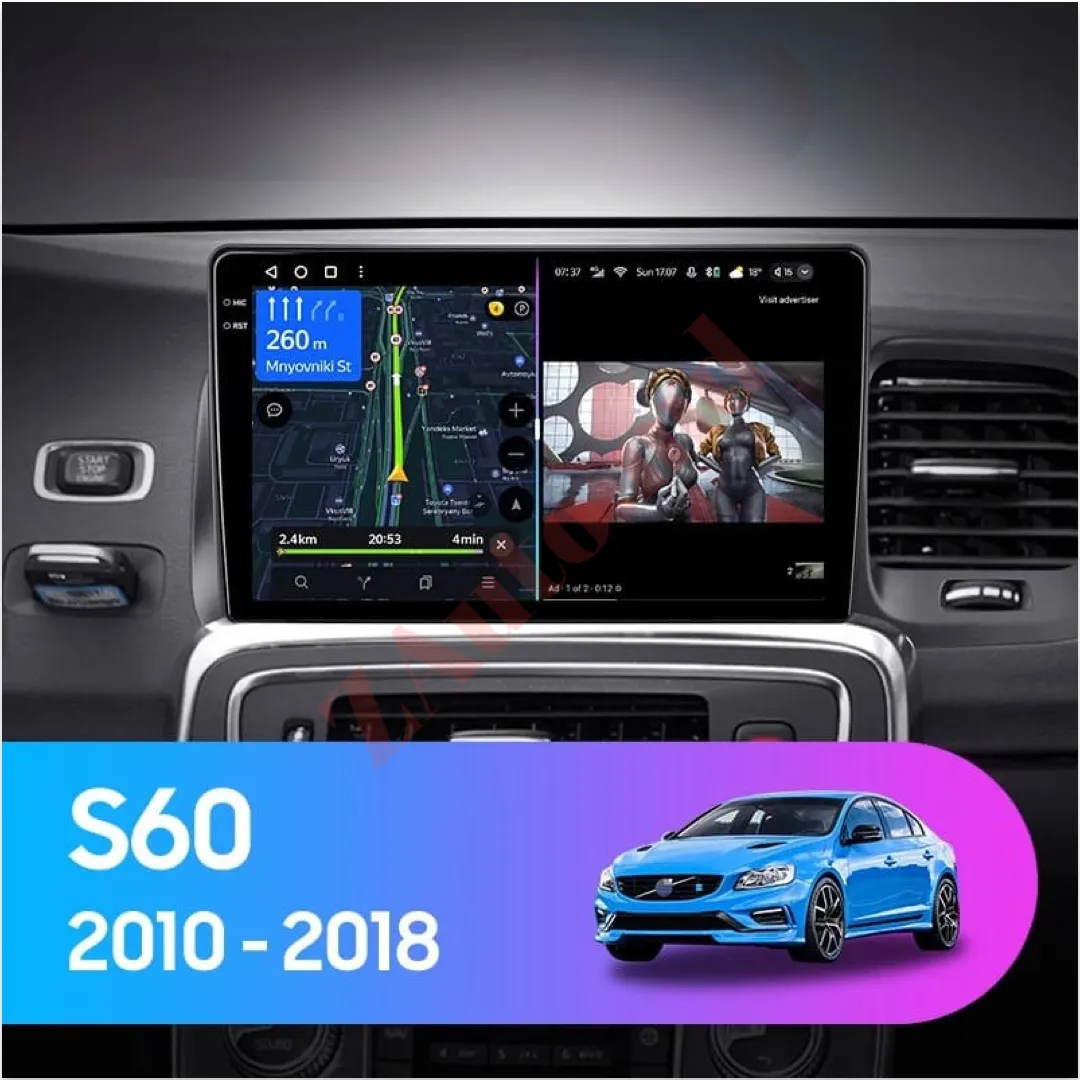 Штатная магнитола VOLVO S60 2010-2018 Android