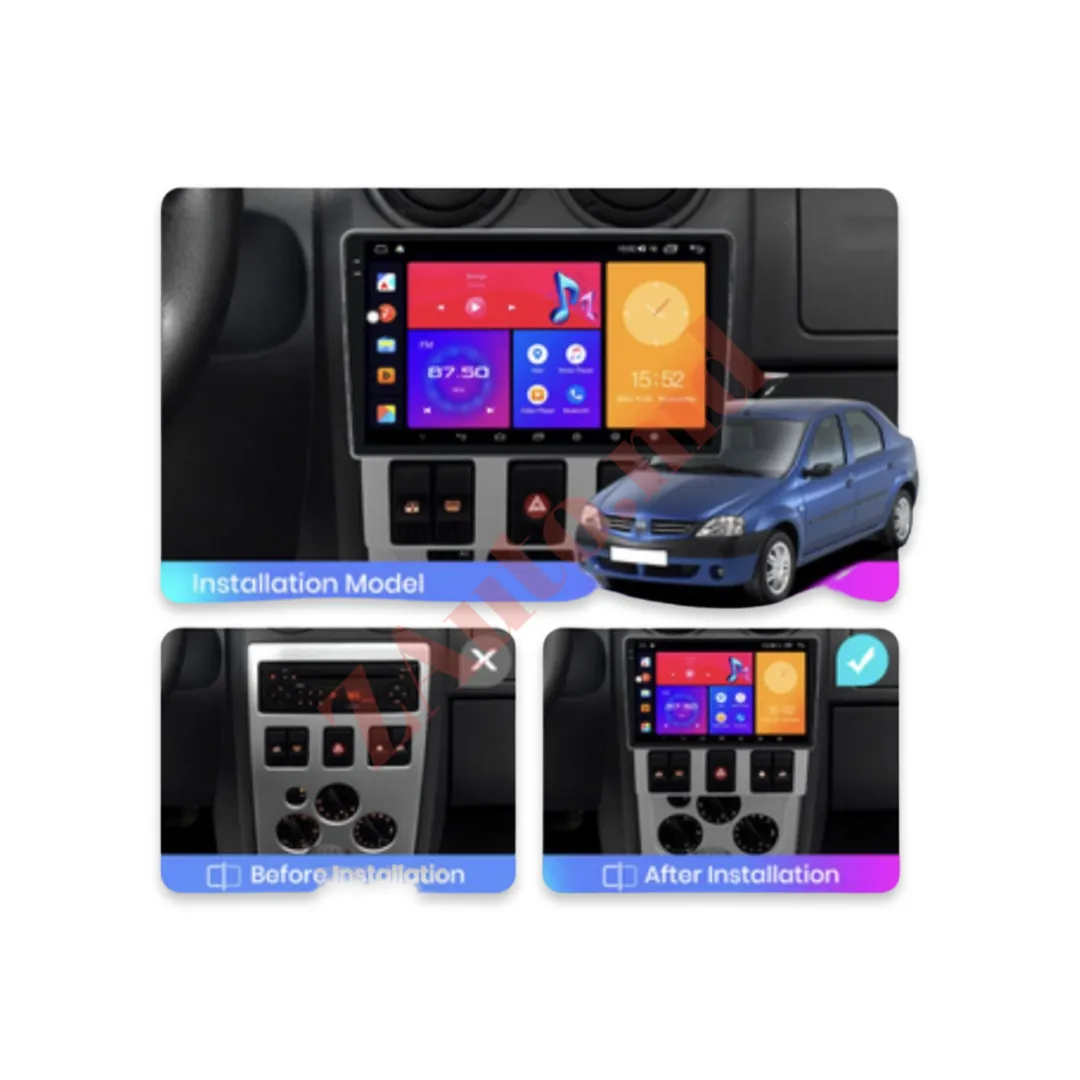 Player Android original Renault Logan 2004-2009 thumbnail 3
