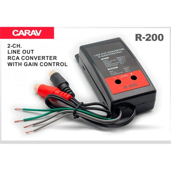 Convertor de nivel de semnal 2 canale Carav R-200 thumbnail 2