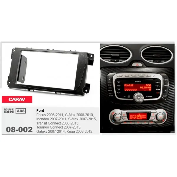 Переходная рамка Ford Focus, Mondeo, S-Max, C-Max, Galaxy, Kuga Carav 08-002 thumbnail 2
