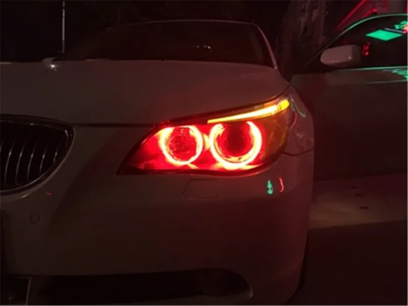 Светодиодные ангельские глазки для BMW красные thumbnail 2